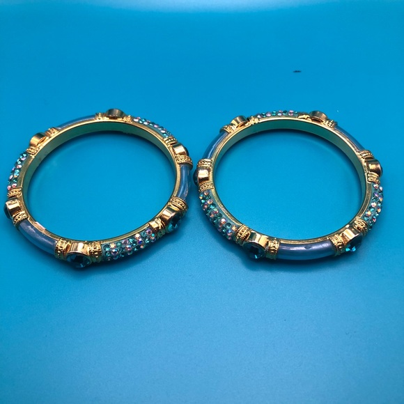 Glitzy bangle bracelets - Picture 2 of 4